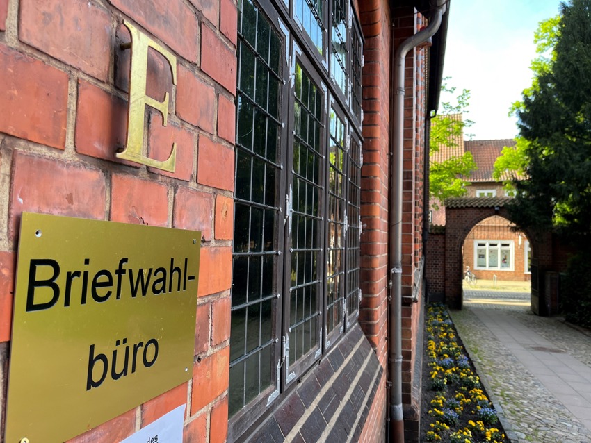 Briefwahlbüro, Eingang E. Foto: Hansestadt Lüneburg.