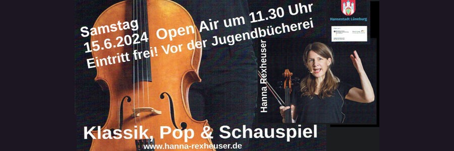 Open Air mit Hanna Rexheuser am 15. Juni 2024 in Lüneburg.