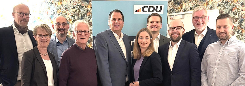 Der neue Vorstand des CDU-Stadtverbands Lüneburg. Foto: CDU Stadtverband Lüneburg.