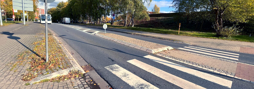 Die Wilhelm-Leuschner-Straße in Kaltenmoor wird nach Ostern umgestaltet. Foto: Hansestadt Lüneburg