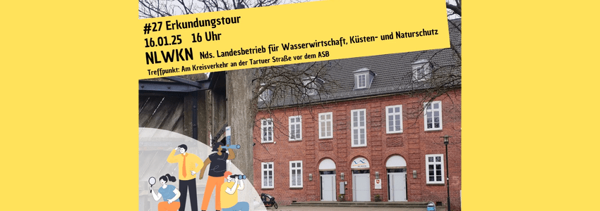 Sharepic Hansestadt Lüneburg. Erkundungstour Hanseviertel NLWKN: