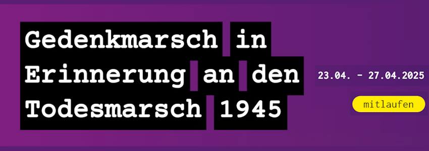 Gedenkmarsch 2025 in Erinnerung an den Todesmarsch von Bremen nach Sandbostel. Grafik: Screenshot (Polizeidirektion Lüneburg).