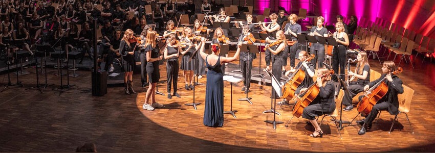 Semesterabschluss-Konzert, Leuphana Universität (Pressefoto).