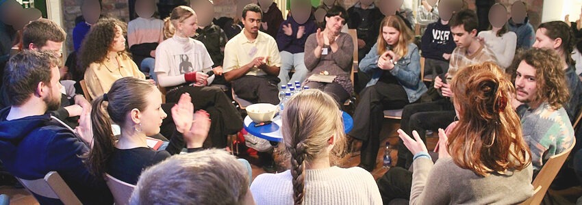 Jugenddiskussion in Lüneburg am 17.02.2025. Foto: Georg Gunkel-Schwaderer.