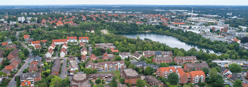 Kreidebergsee. Lüneburg, Kreideberg. Foto: Marvin Radke, Lünepedia.