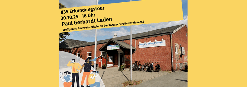 Hanseviertel Erkundungstour Oktober 2025. Grafik: Sharepic.