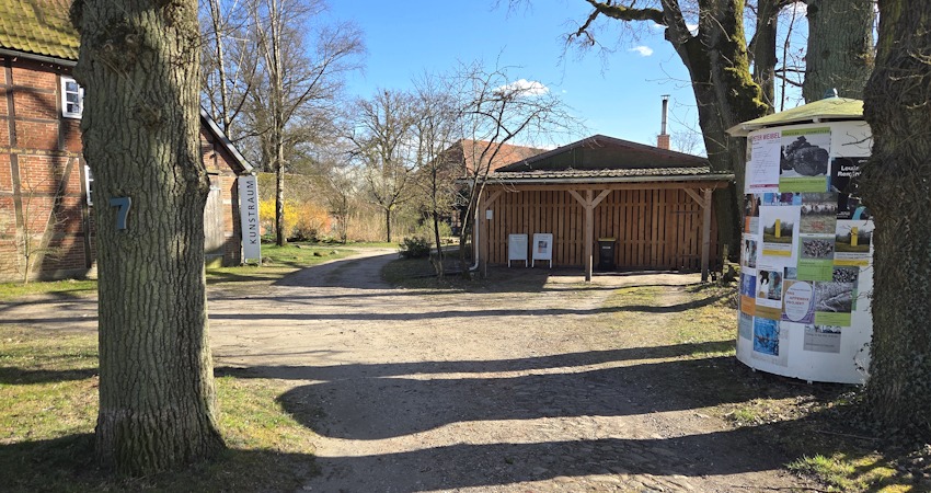 Kunstraum Tosterglope, Eingangsbereich. Foto: Lüne-Blog.