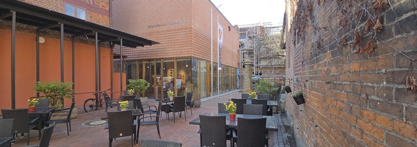 Ostpreußisches Landesmuseum in Lüneburg, Zugang vom Innenhof. Foto: Lüne-Blog.