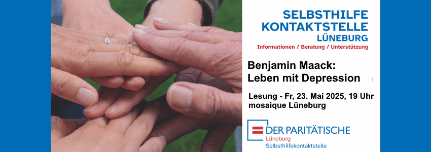 Der Paritätische: Selbsthilfekontaktstelle Lüneburg. Grafik: Flyer (angepasst)