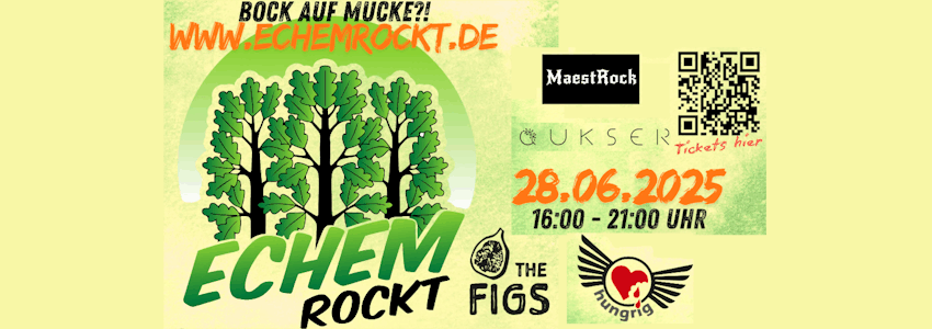 Echem rockt, 28.06.2025. Grafik: Sharepic (angepasst).