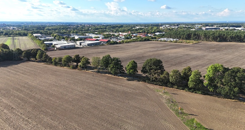 Hansestadt Lüneburg: Luftbild Bilmer Berg.