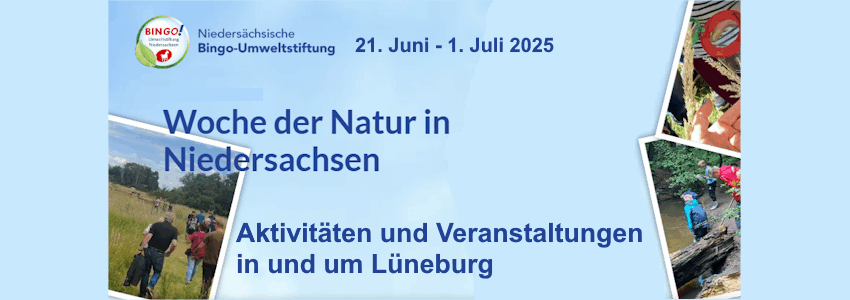 Grafik: Bingo Umweltstiftung. Woche der Natur 2025. Screenshot (angepasst).