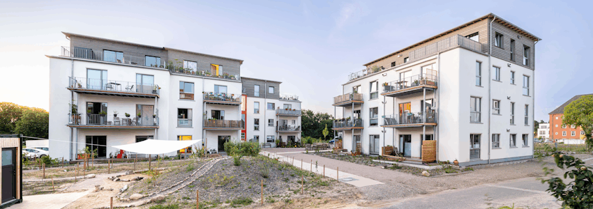 Wohnprojekt Querbeet, Lüneburg. Foto: Thorsten Scherz. Tag der Architektur 2025.