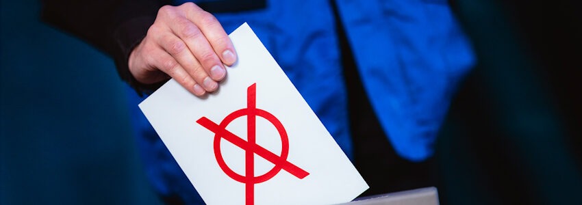 Wahlkreuz für Betriebsrat. Foto: NGG.