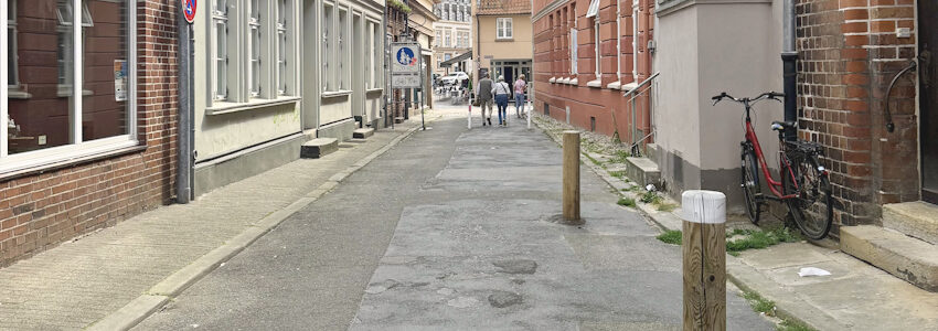 Rotehahnstraße in Lüneburg - aktueller Zustand. Foto: Hansestadt Lüneburg.