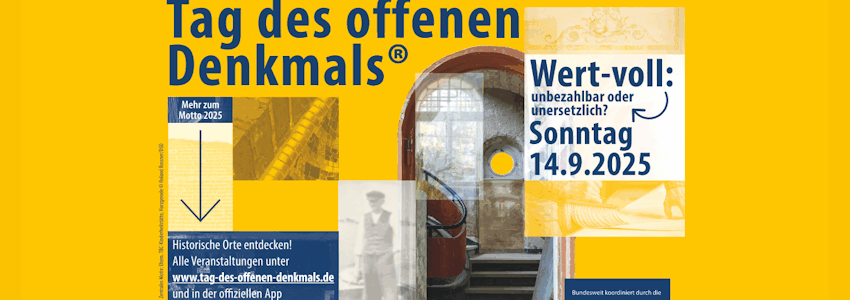 Tag des offenen Denkmals. Grafik: Deutsche Stiftung Denkmalschutz.