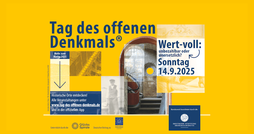 Tag des offenen Denkmals. Grafik: Deutsche Stiftung Denkmalschutz.