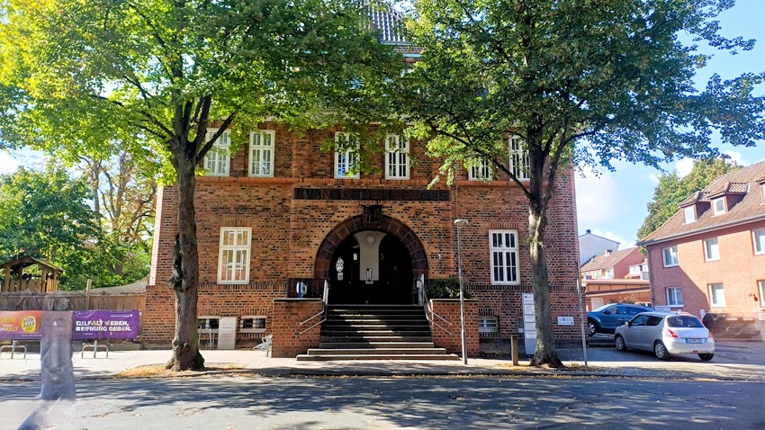 Foto: Christine Böhm. Haus der Kirche, Lüneburg, Eingangsbereich.