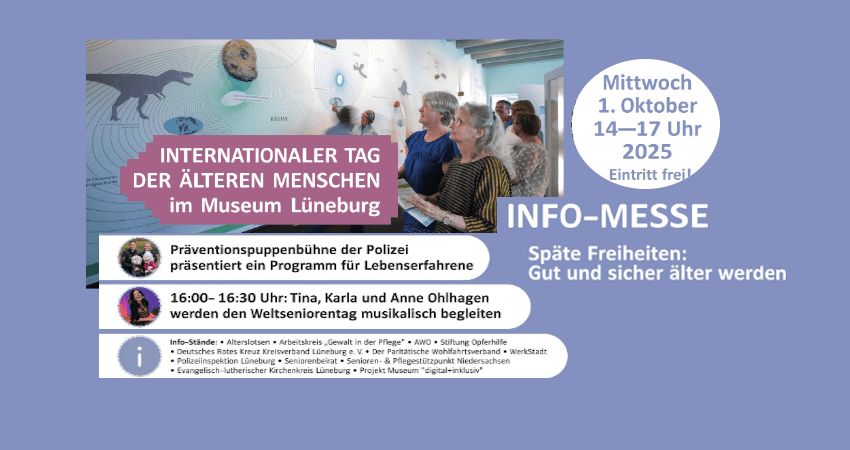 Grafik: Plakat KPR (angepasst). Info-Messe zum Weltseniorentag am 1. Oktober 2025.