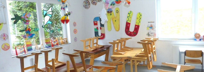 Klassenzimmer in der Grundschule. Foto: falco, Pixabay.