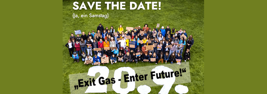 Klimademo am 20.09.2025. Grafik: Sharepic Fridays for Future.