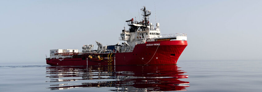 Rettungsschiff Ocean Viking. Foto: SOS MEDITERRANEE.