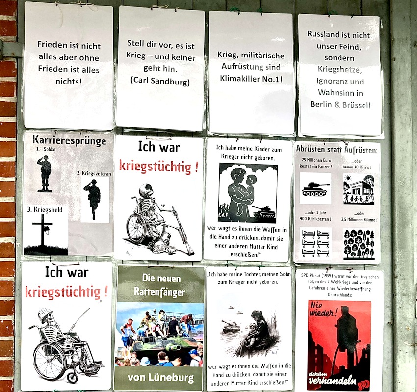 Friedensbündnis Lüneburg: Plakat.
