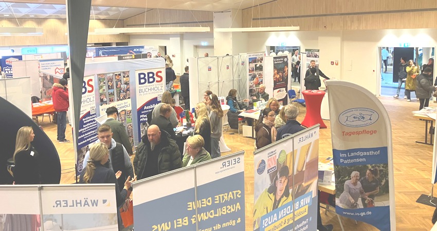 Ausbildungsmesse in der Stadthalle, Dezember 2024. Foto: Stadt Winsen.