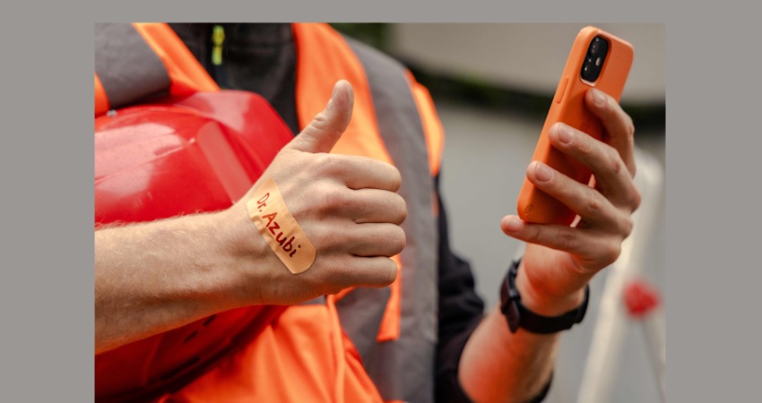 Foto: IG BAU. Bei „Dr. Azubi“ gibt es online erste Hilfe bei Fragen aller Art.