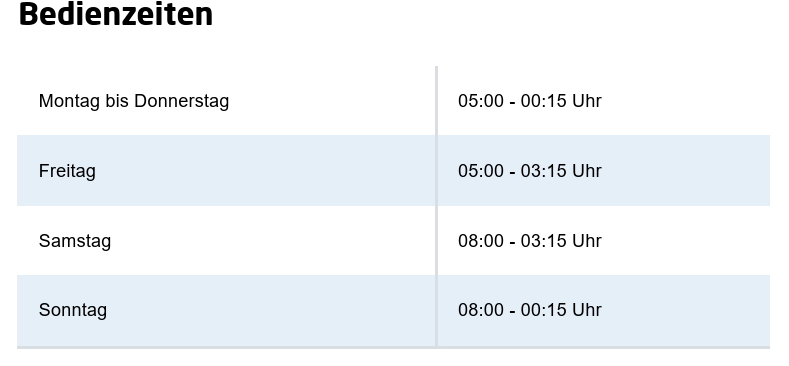 Grafik: Landkreis Lüneburg. Zu diesen Zeiten fährt hvv hop Lüneburg.