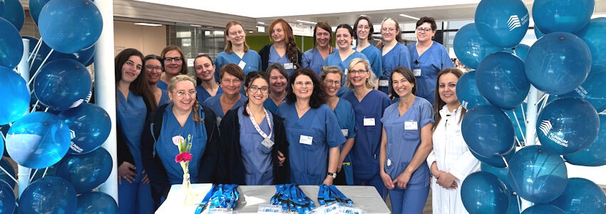 Deutlich vergrößert hat sich das Team der Hebammen im Klinikum Lüneburg. Foto: Klinikum Lüneburg.