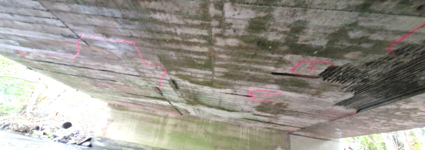 Landkreis Lüneburg: Schäden an der Luhe-Brücke in Soderstorf.