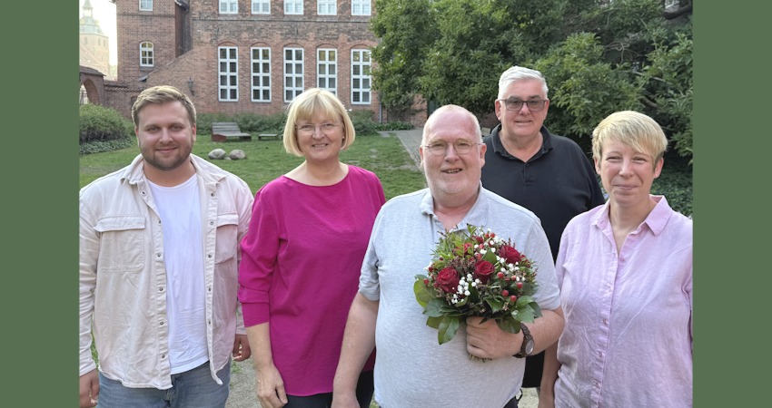 Der neue Vorstand der SPD-Ratsfraktion, August 2025. Foto: SPD Lüneburg.