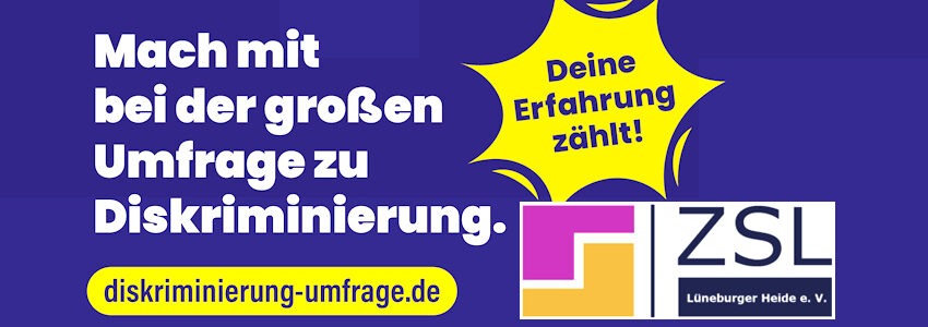 Sharepic: Diskriminierungs-Umfrage der Antidiskriminierungsstelle des Bundes, 2026.