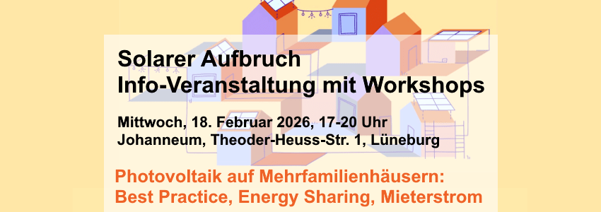 Grafik: Solarenergie-Förderverein Deutschland e.V. (SFV) in Lüneburg (angepasst). Solarer Aufbruch, Info-Veranstaltung am 18.02.2026