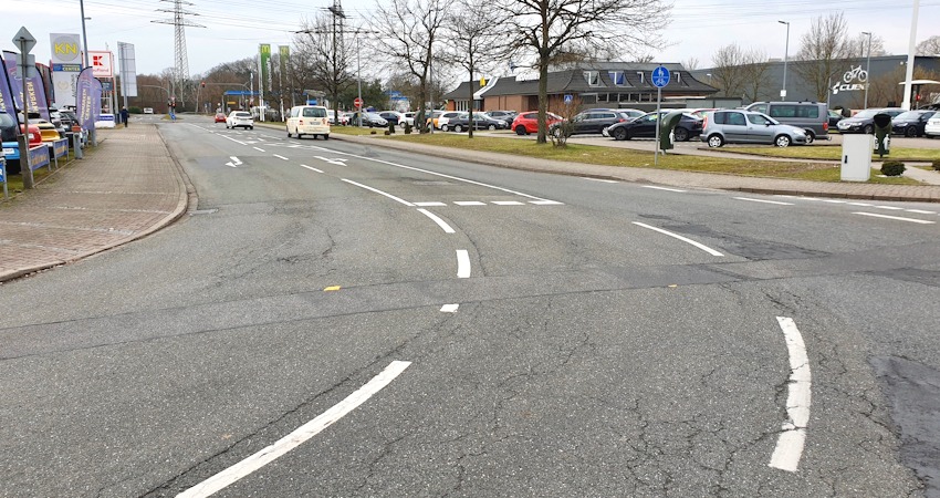 Foto: Hansestadt Lüneburg. Sanierungsbedarf in der Böcklerstraße.