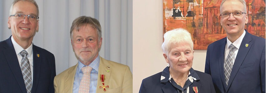 Fotos: Landkreis Lüneburg. Bundesverdienstkreuz für Erika Tipke und Ulrich Ostermann, Februar 2026.