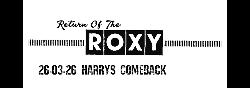 Grafik: Return of the Roxy. Vorstellung am 26.03.2026.