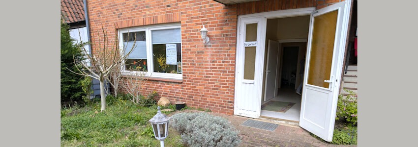 Foto: S. Tipke. Bürgertreff Goseburg, Eingangsbereich.