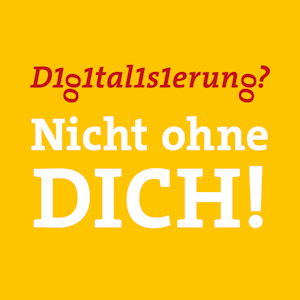 Grafik: DFA gGmbH. Digitalisierung? Nicht ohne dich!