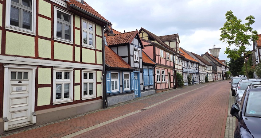 Foto: Lüne-Blog. Straße in Lüchow.