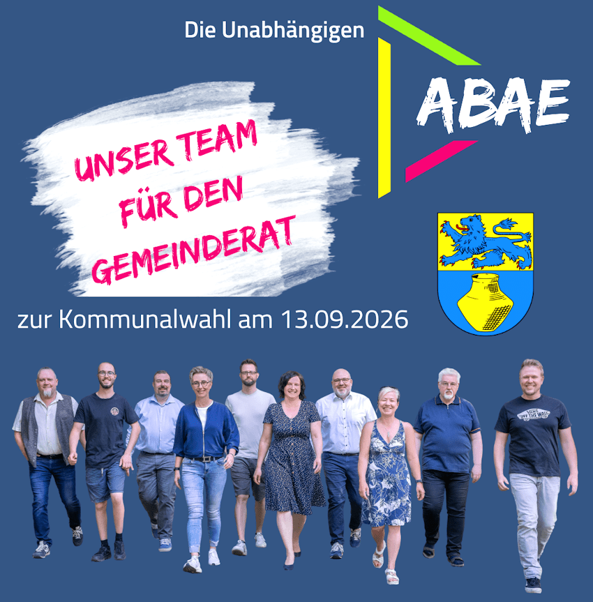 Grafik: Die Unabhängigen-ABAE. Plakat (angepasst).