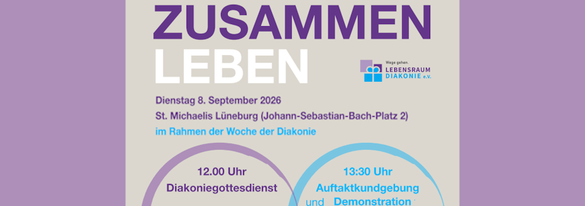Grafik: Lebensraum Diakonie e.V. Woche der Diakonie 2026, Sharepic (angepasst).