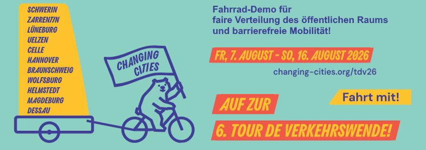 Grafik: Tour de Verkehrswende 2026, Sharepic.